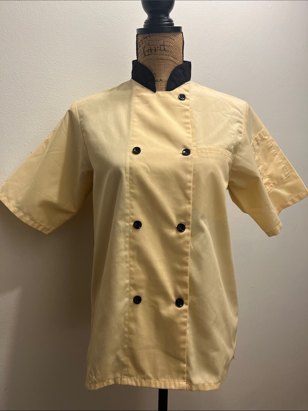 Chef Coat, Yellow color, great condition.